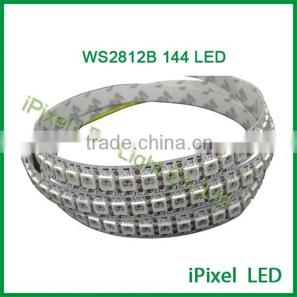 ws2812b flexible water-proof LED strip 144 leds /m addressable