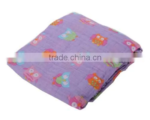 Customized Size Crocodile Design Baby Muslin