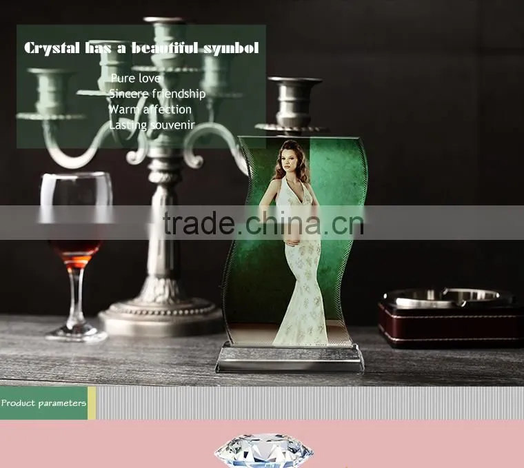 Sunmeta factory directly beautiful promotional products sublimation coated crystal(BXP05)