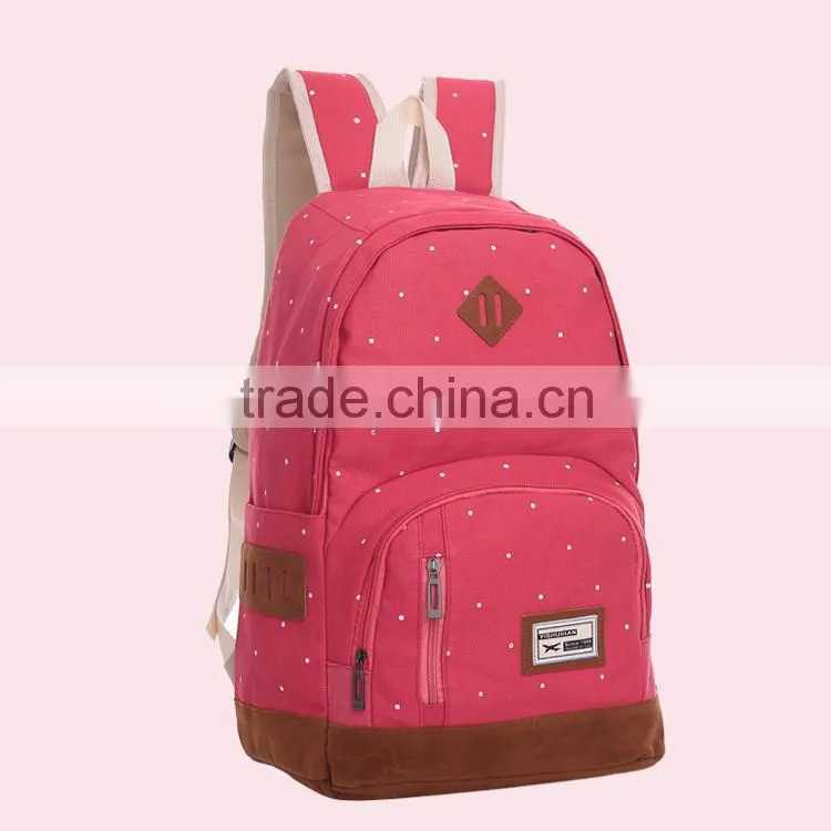 Funny Canvas School Backpack Wholesale Backpack