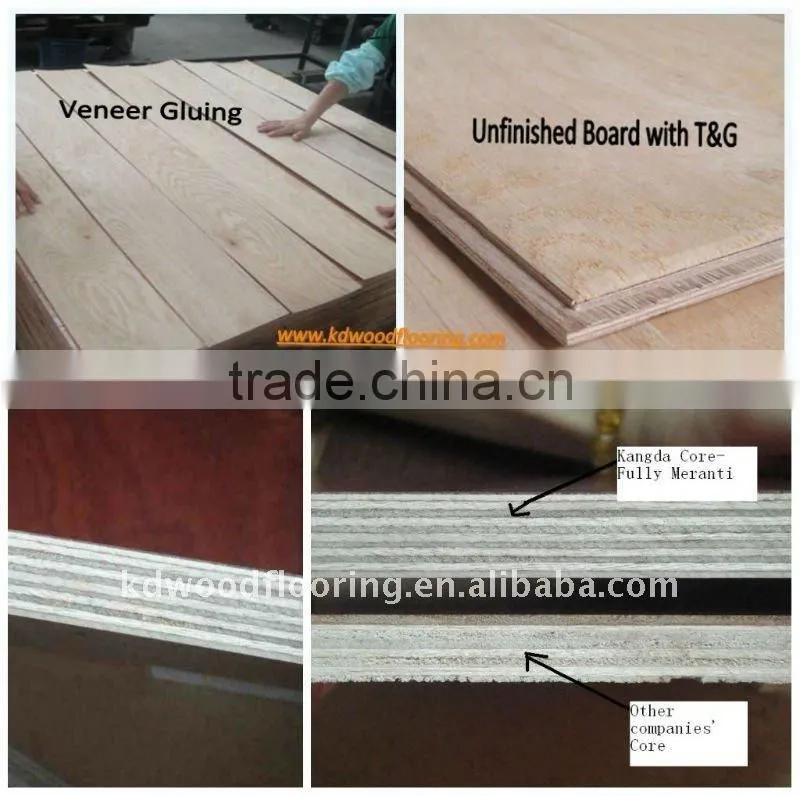 Africa Pyinkado hardwood flooring with UV Coating