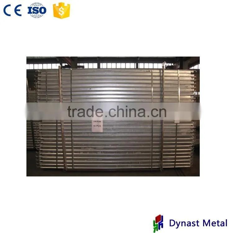USA standard ISO used for types of cuplock scaffolding 9 inch width Q235 hot dip galvanized scaffolding steel plank walk board