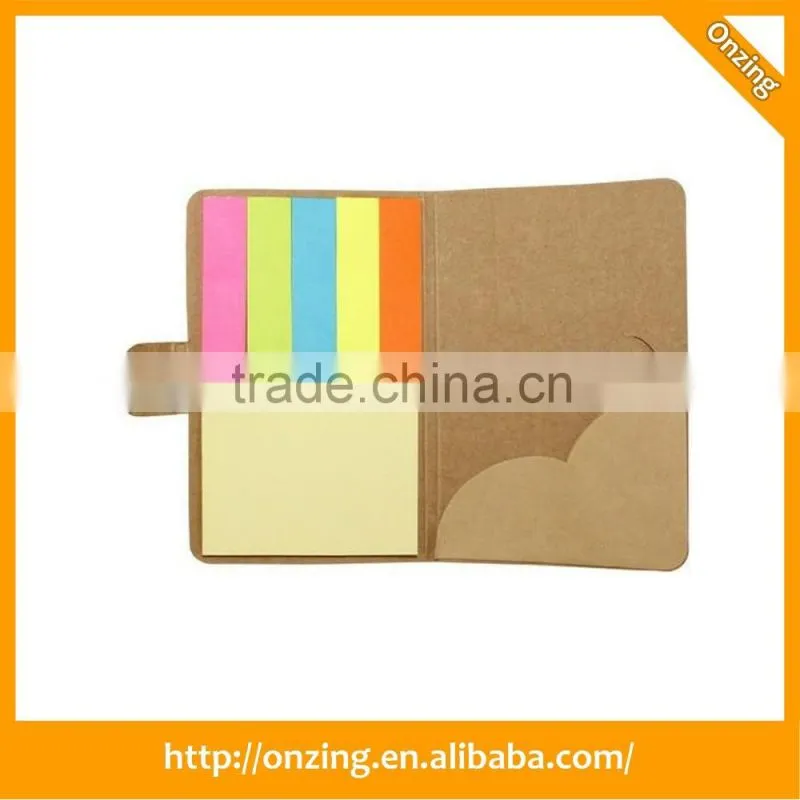 Kraft paper cover sticky note flag