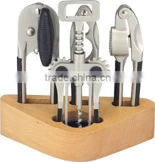 Good quality whosale stainless steel bottle opener set