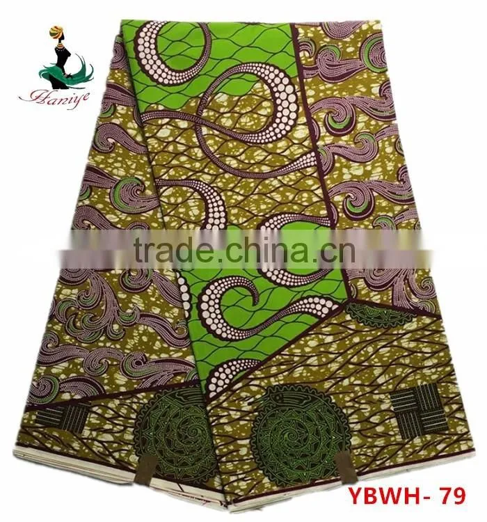 African Fabric For Sale Wax Prints Cotton Fabric for lady
