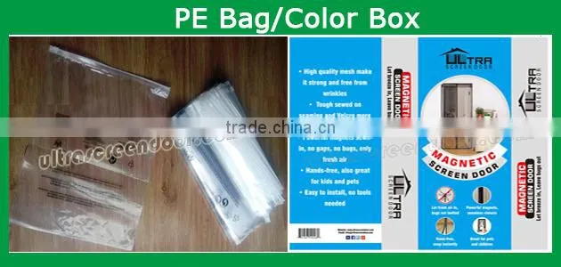 Colorful Magic 18 Magnets Screen Door Mesh Curtain