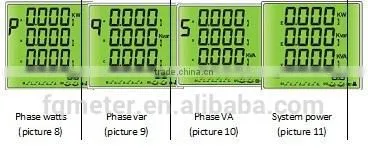 PM835 digital meter 3phase panel meter smart meter 485 in current meters