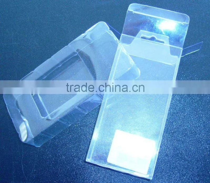 plastic packaging set of folding box & blister