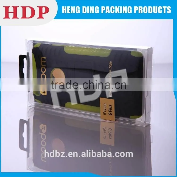 custom plastic box clear packaging with soft crease for gift