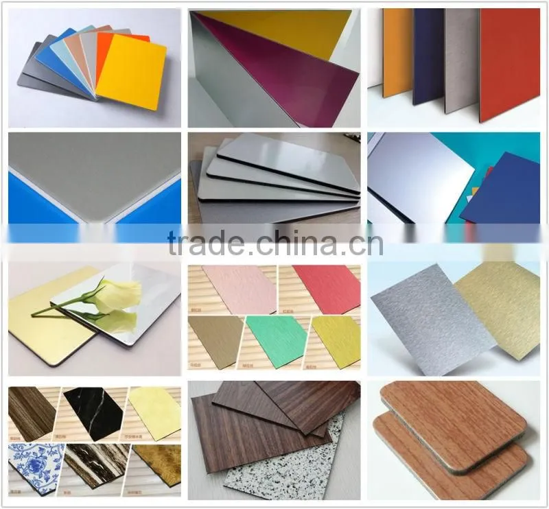 Advertising board material of ACM