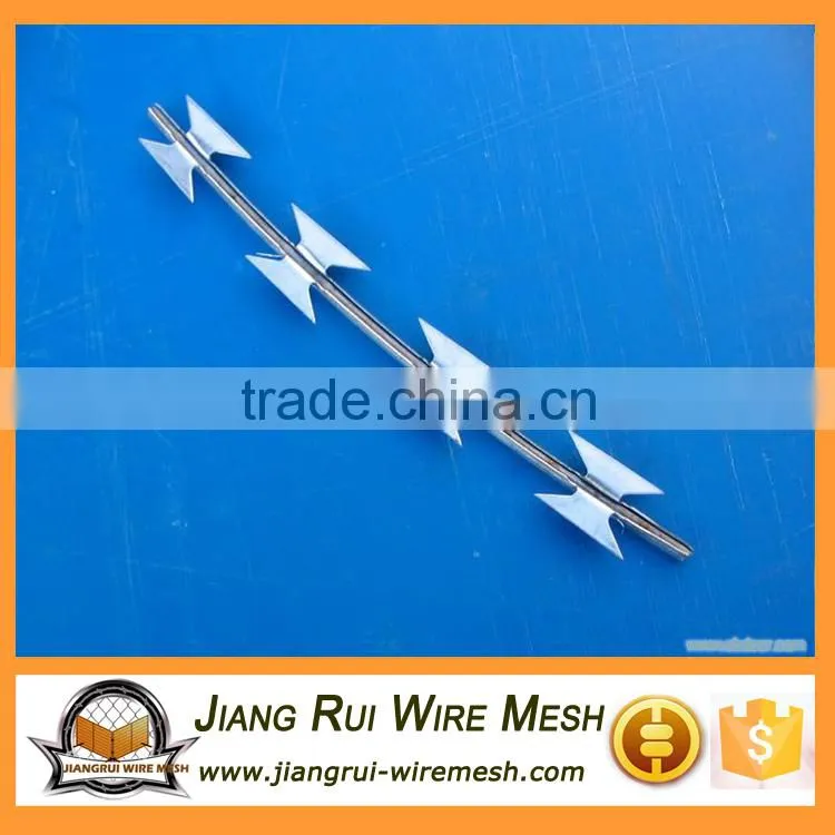 cross loop razor barbed wire netting