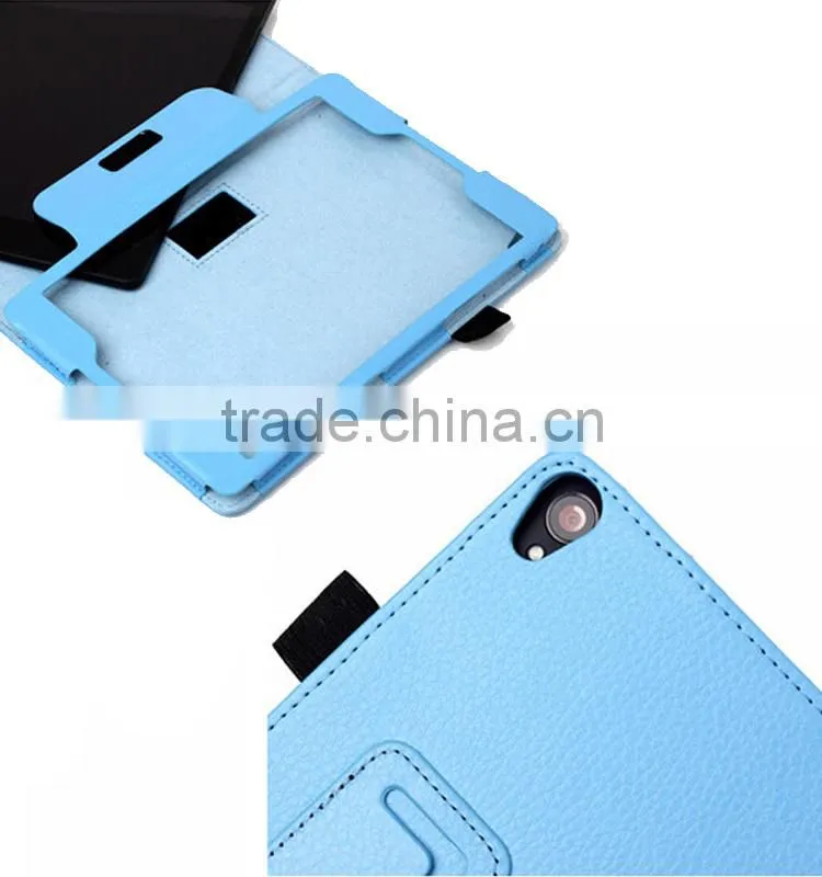 Book Style with Fold to Stand Feature Leather Case for google nexus 9