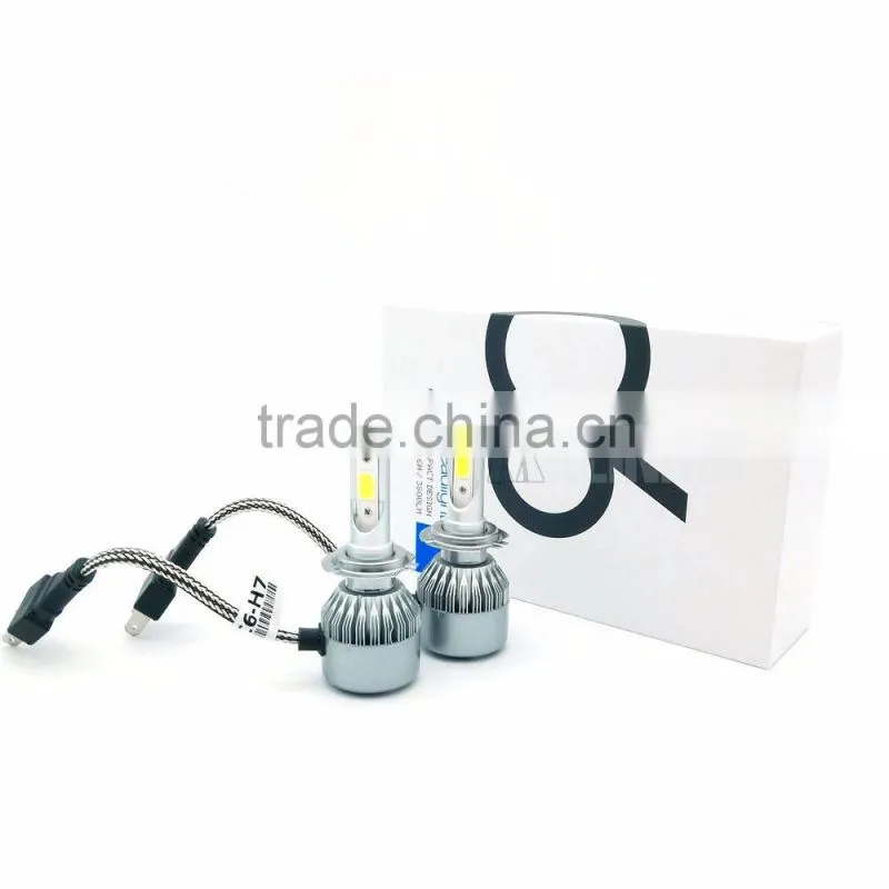 Mini size h1 9005 9006 hb3 hb4 h8 h9 h11 h7 36W 3800 lumen car led headlight