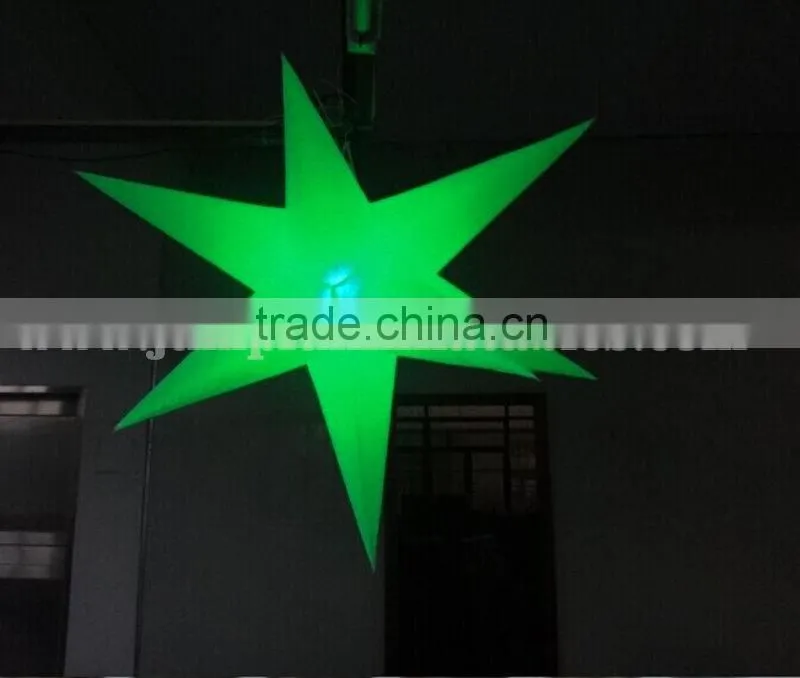 210T nylon cloth Inflatable Lighting Cone with blower base and remote contral LED