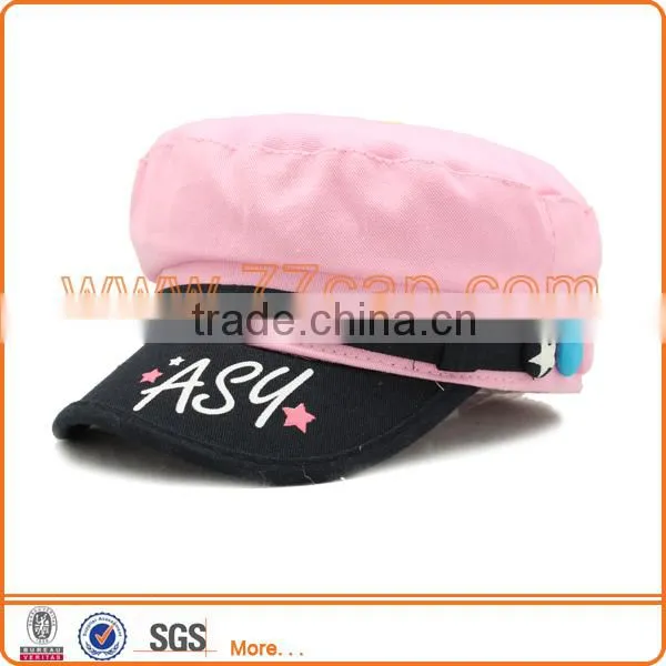 Fashion Military Cap Embroidery Visor Wholesale