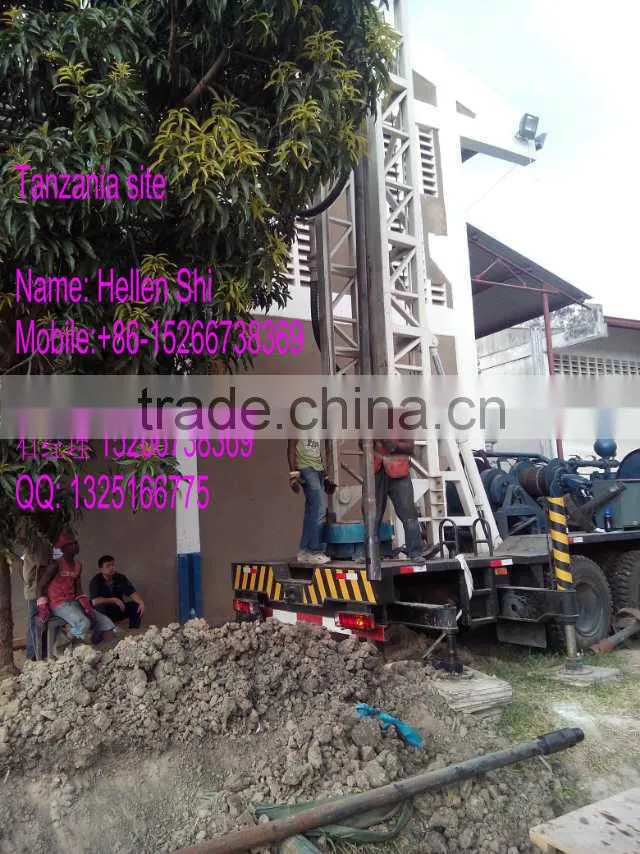 400m rotary water well drilling rig BZC400ZY II