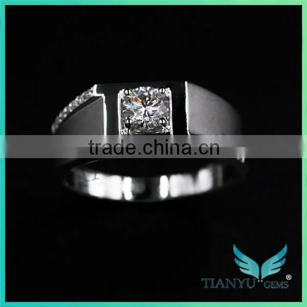 new style men ring forever brillant moissanite eternity ring for moissanite jewelry sale