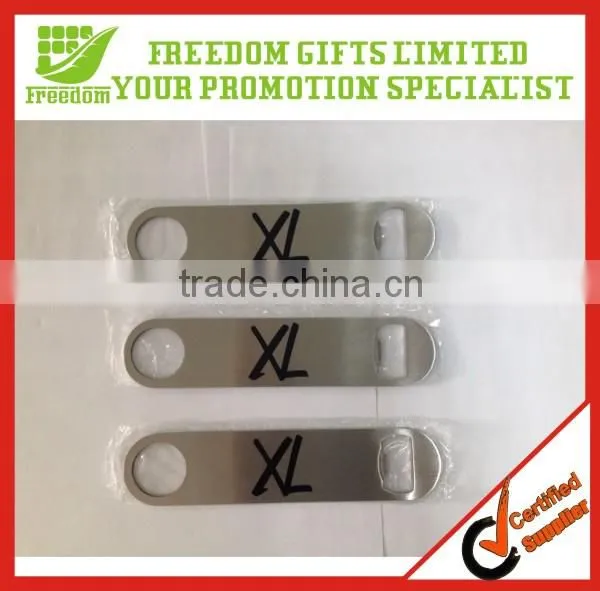 Metal Flat Keychain Custom Aluminum Bottle Opener