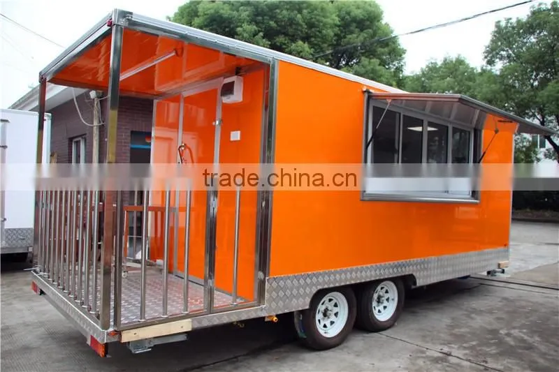 5.6M American Popular food caravan for sale