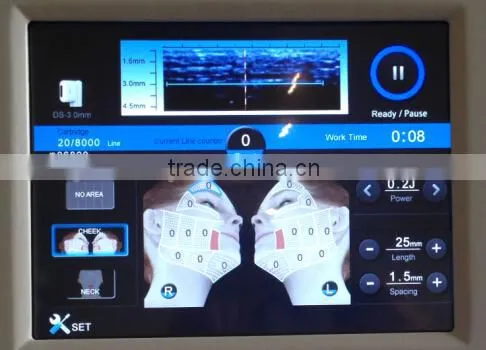 New system HIFU equipment for skin lifting and body slimming
