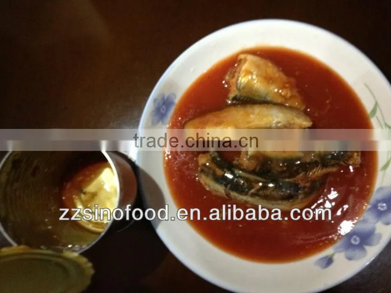 155g Tins Canned Mackerel in Tomato Sauce