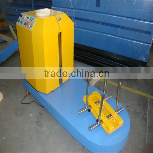 automatic buggage wrapping machine/luggage packing machine for airport
