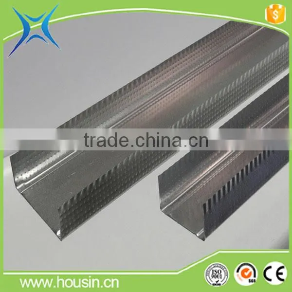 stud and track for drywall partition system