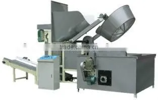 Full auto puff snacks frying machine