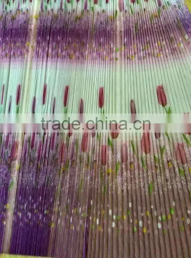 Colorful pleated window screen/printed pleated screen/color pleated screen