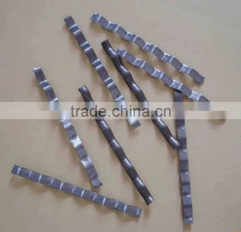 hot sale waved steel fiber with ISO and CE