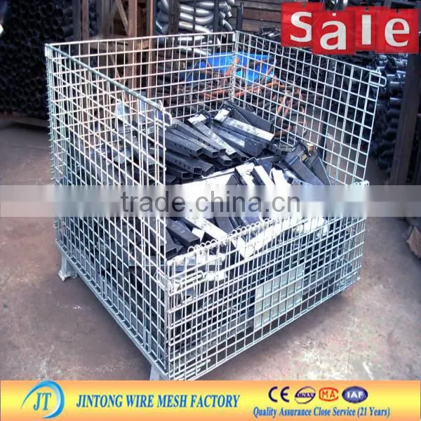 Heavy Industrial Steel collapsibe wire mesh container
