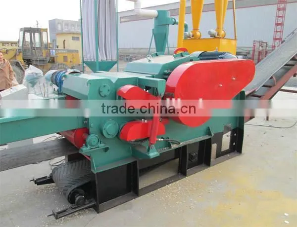 CE approved three phase asynchronous motor drum wood chipper for sale