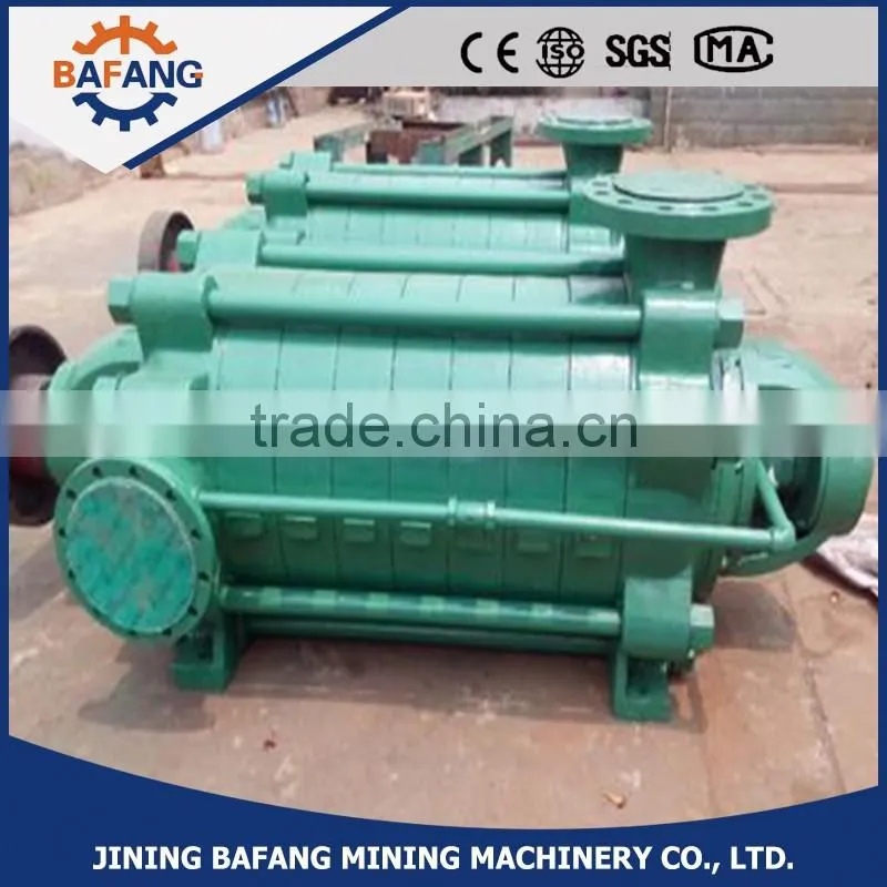 The horizontal mining anti abrasive multilevel centrifugal pump
