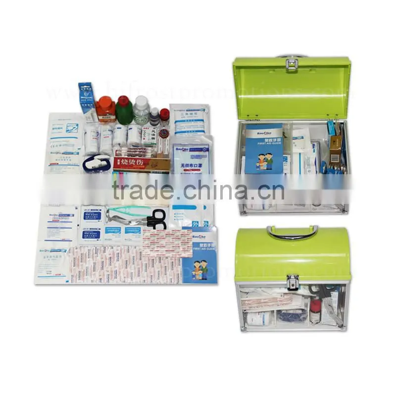 Household Emergency Aluminum First Aid Kit