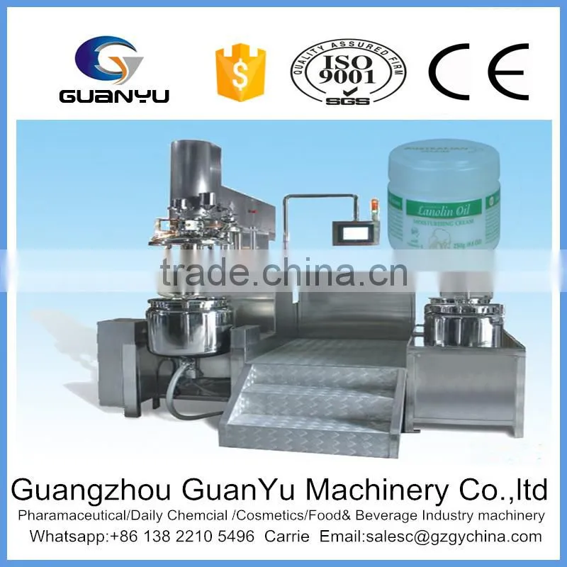 new sales vacuum emulsifying mixer with stainless steel material for heating,cooling and emulsifying