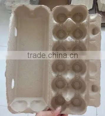 Square pulp egg tray in Chinese standred for sale
