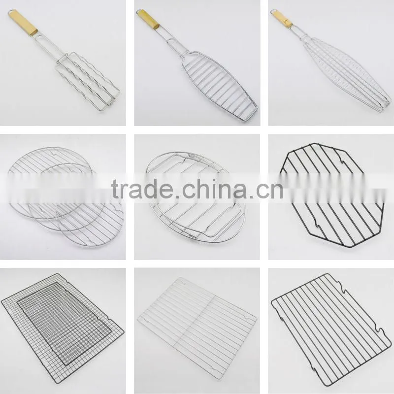 stainless steel round shape bbq grill