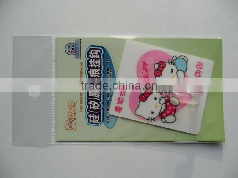 Fashion silicone houseware removable Decorative hook