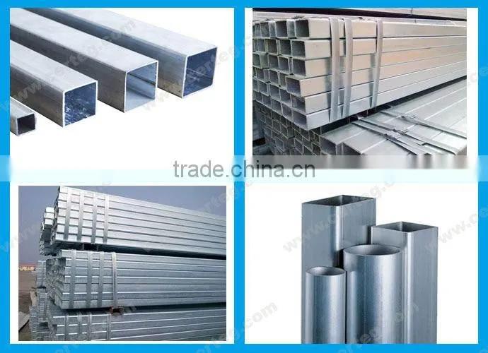 Galvanized Steel Pipe/steel pipe for structure 30mm square gal steel pipe specification