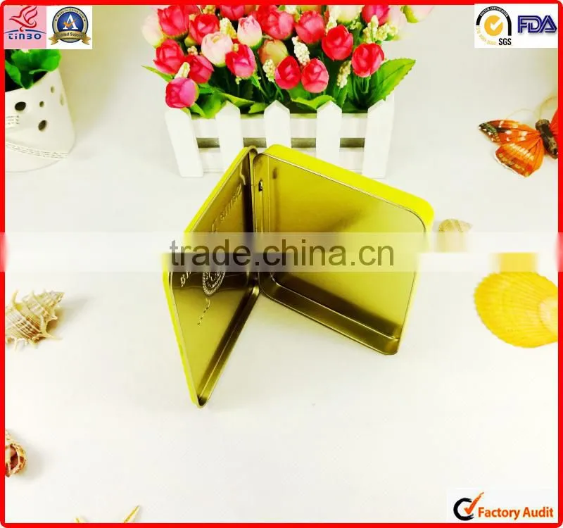 factory sale rectangular custom smoke metal tin