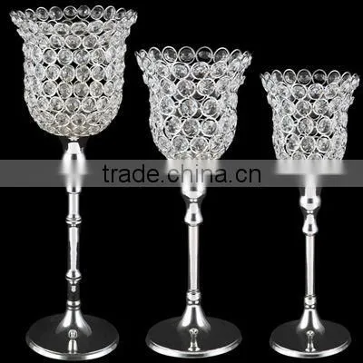 pretty crystal centerpieces votives table lamp