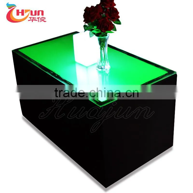 top grade led table,led snack table