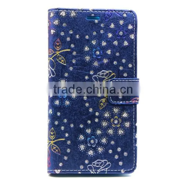 Cheap mobile phone case PU leather phone shell flip leather foldable case for Wiko Lenny
