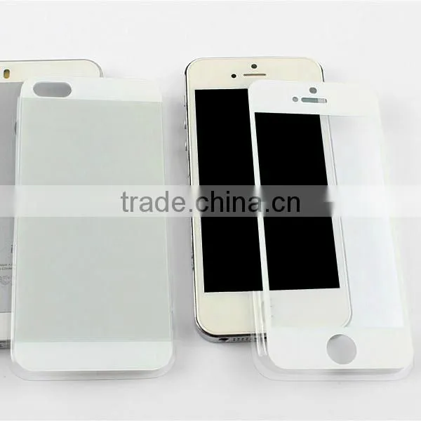 Hot-sale Colorful Tempered Glass Film for Iphone 5s, screen protector film