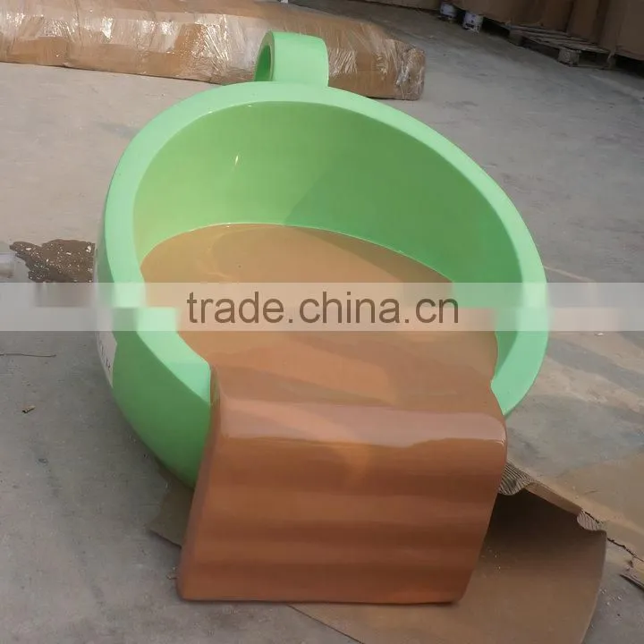 Outdoor fiberglass modern chair