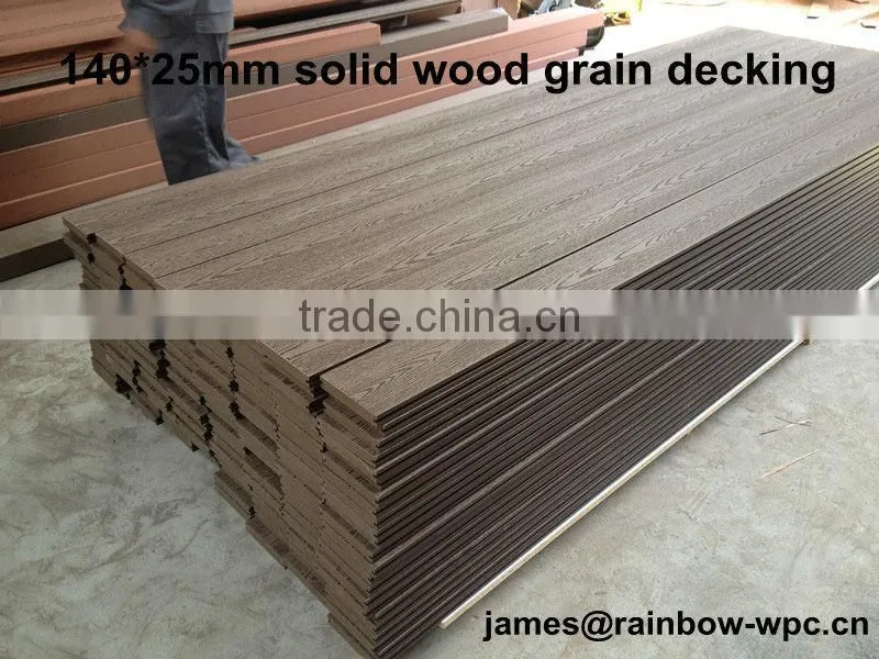 wpc granule with wood grain surface particle