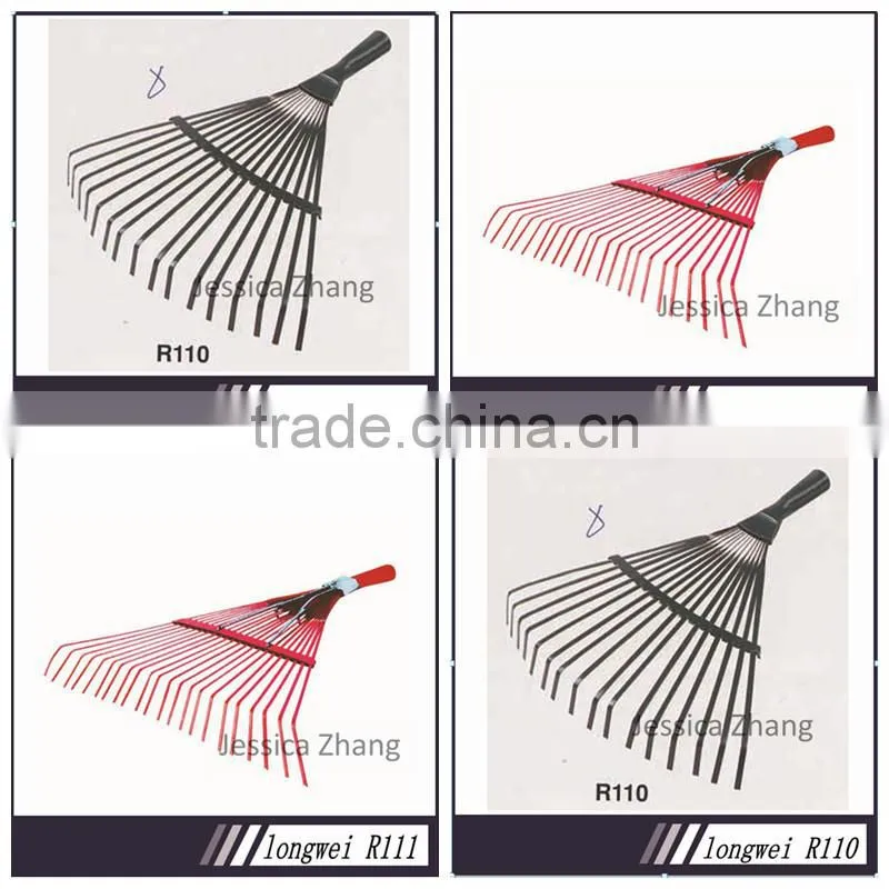 12/14/16T long Fiber handle rake / carbon steel rake
