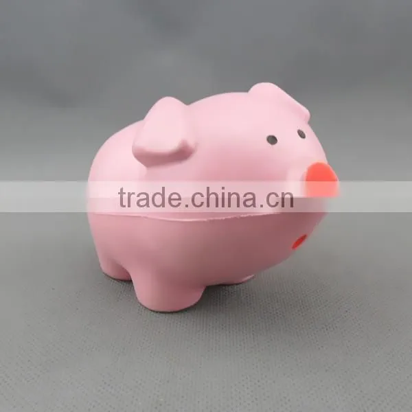Custom made PU pig anti stress ball