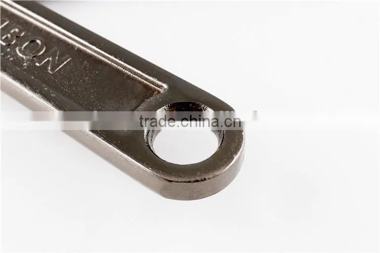 Black nickel finish adjustable wrench with good quality made in china