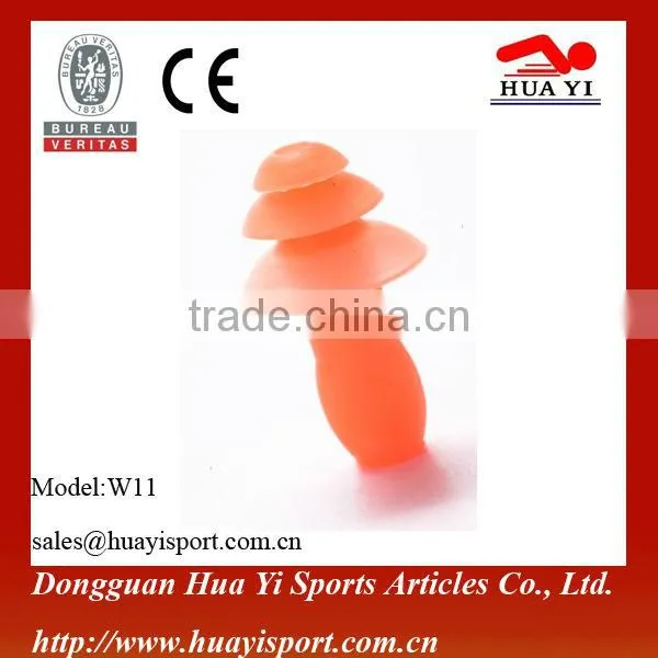 Highest Quality Swimming Soft Silicone Ear Plugs With PU String